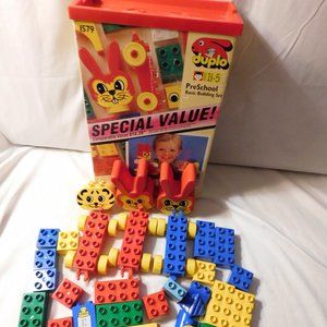 Vintage Duplo #1579 Preschool Basic Building RETIRED SET